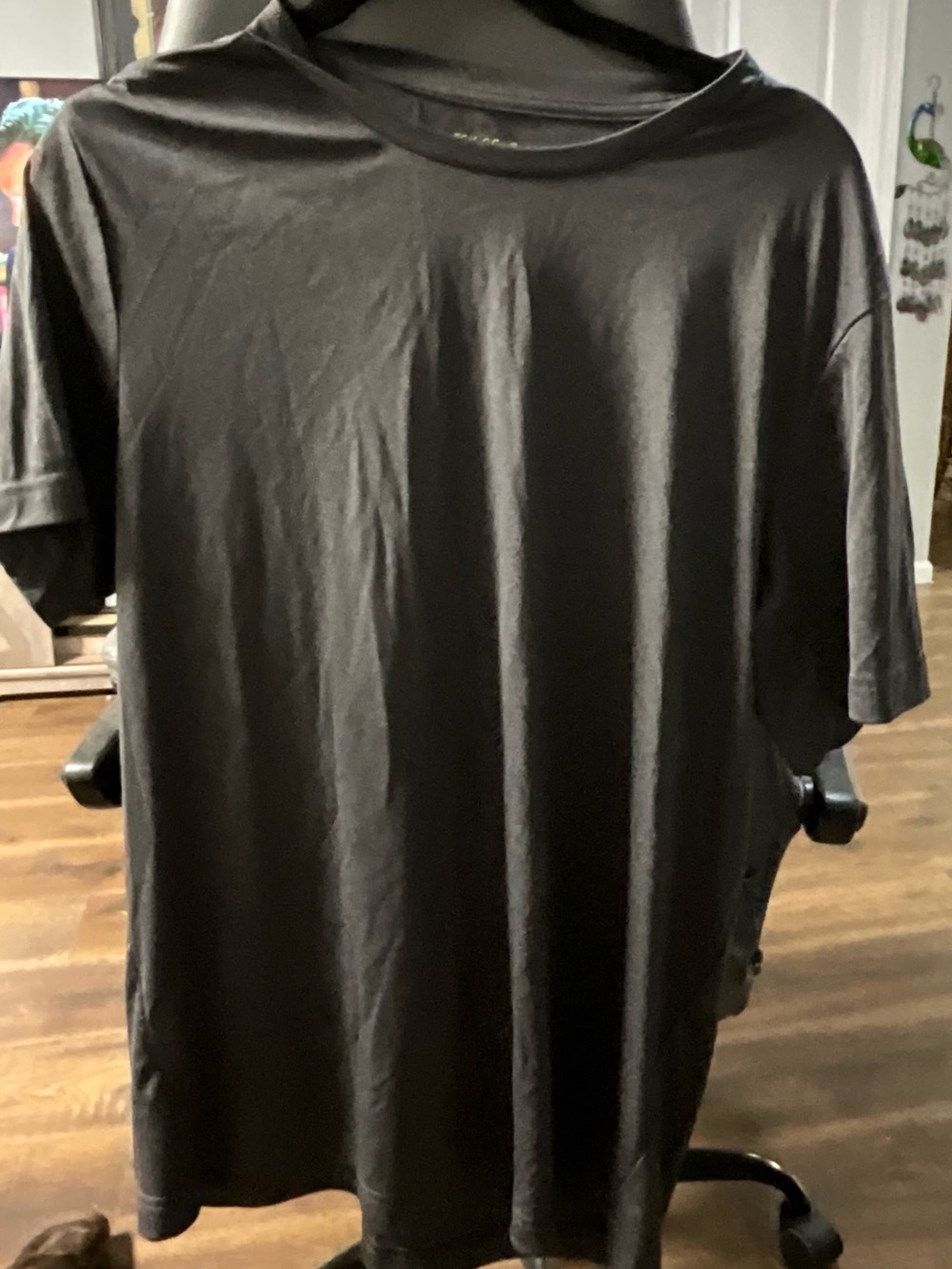 Tek Gear Men’s Large Grey Dry Tek Performance T-Shirt Short Sleeve Athletic Tee